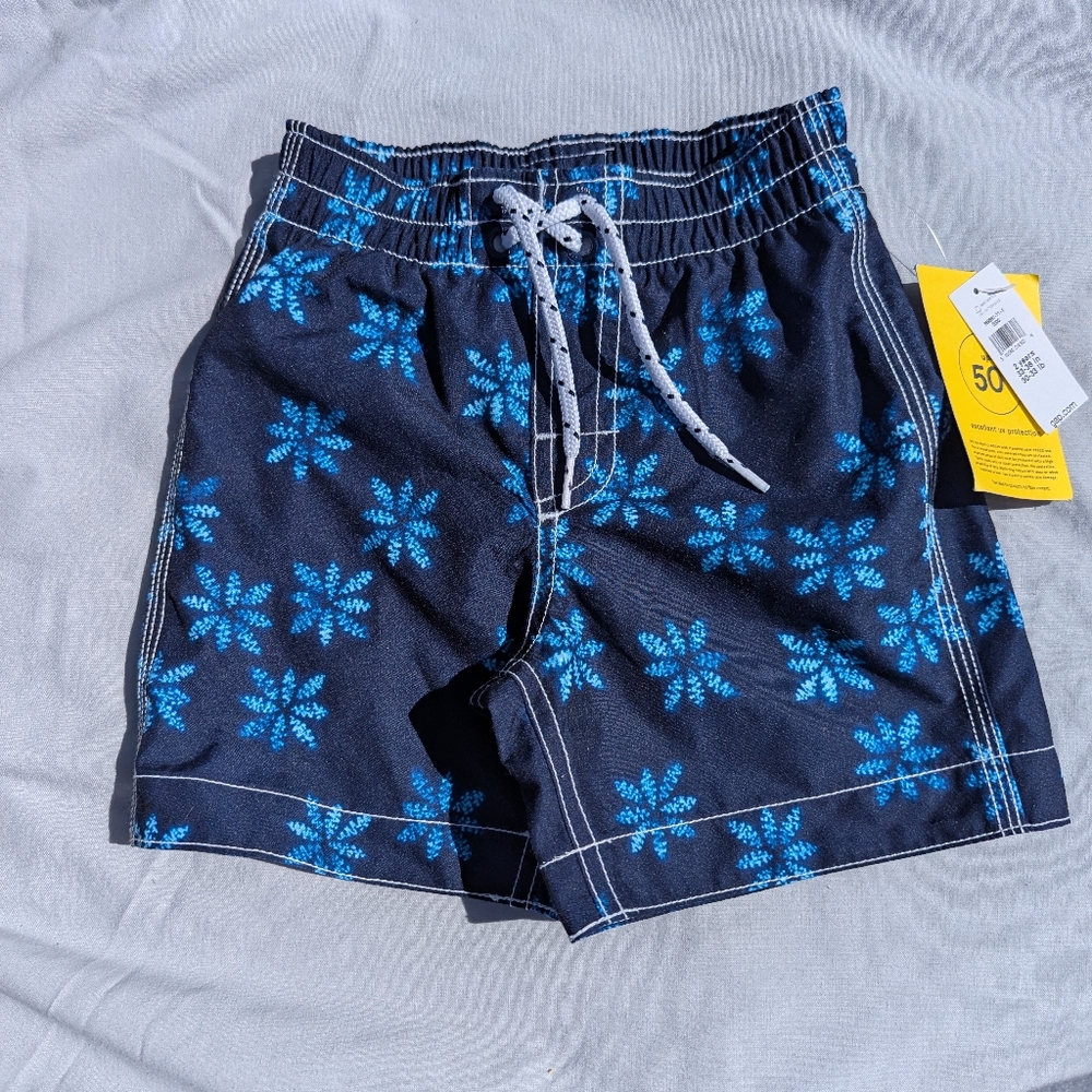 Gap Swim shorts Size 2T NWT